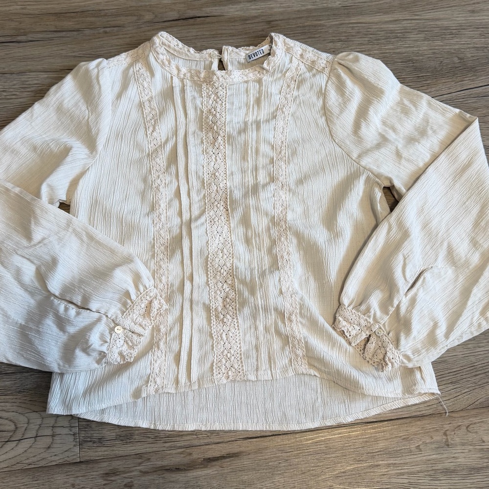 Ivory Lace Blouse